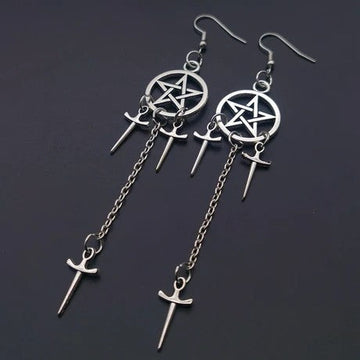 Gothic Dark Supernatural Power Earring Friendship Gift