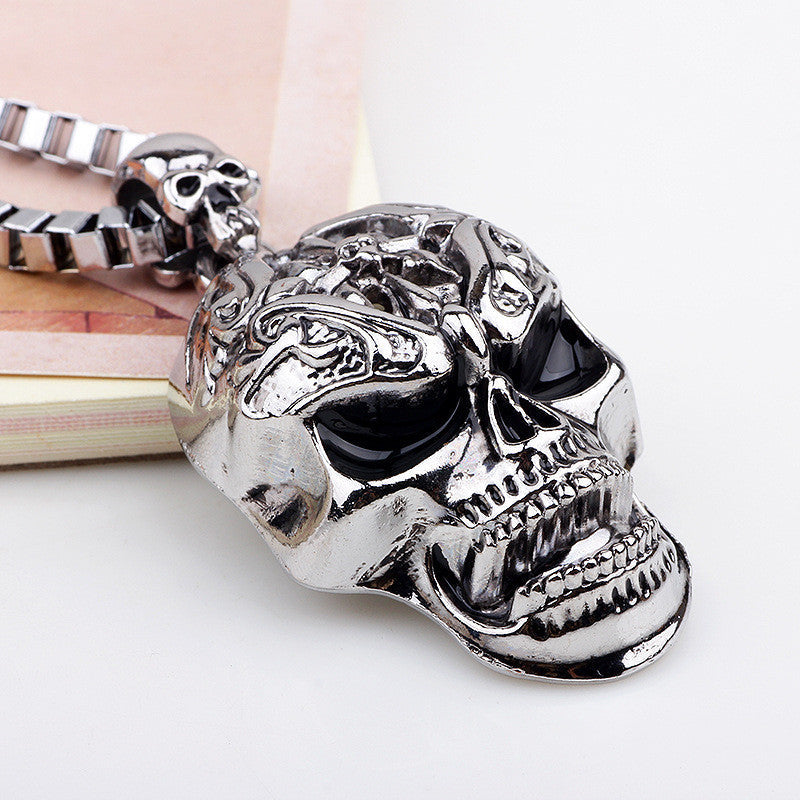 Skull Pendant Necklace Men's Pendant Jewelry