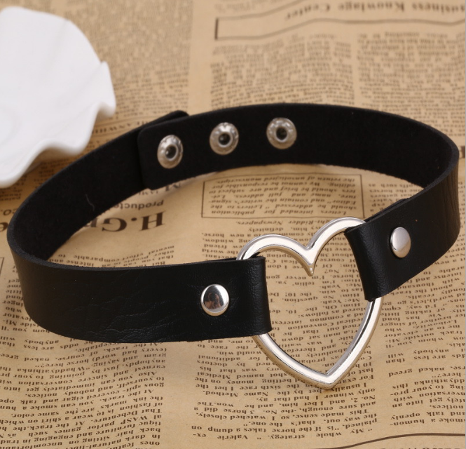 Punk Rock Leather Necklace