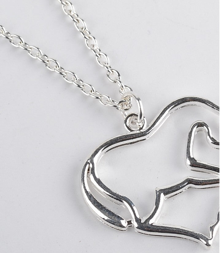 New Love Pony Silver-plated Pendant Necklace