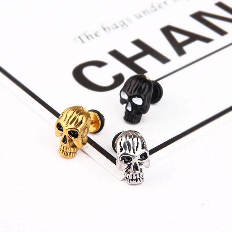 Vintage skull earrings