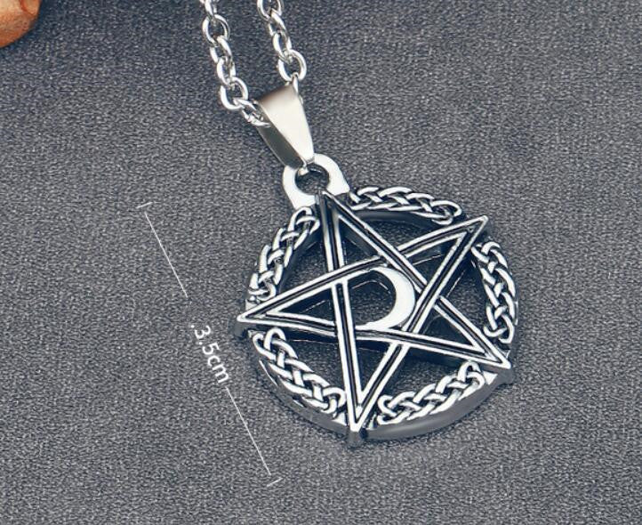 Fashionable Personality All-match Pentagram Pendant Necklace