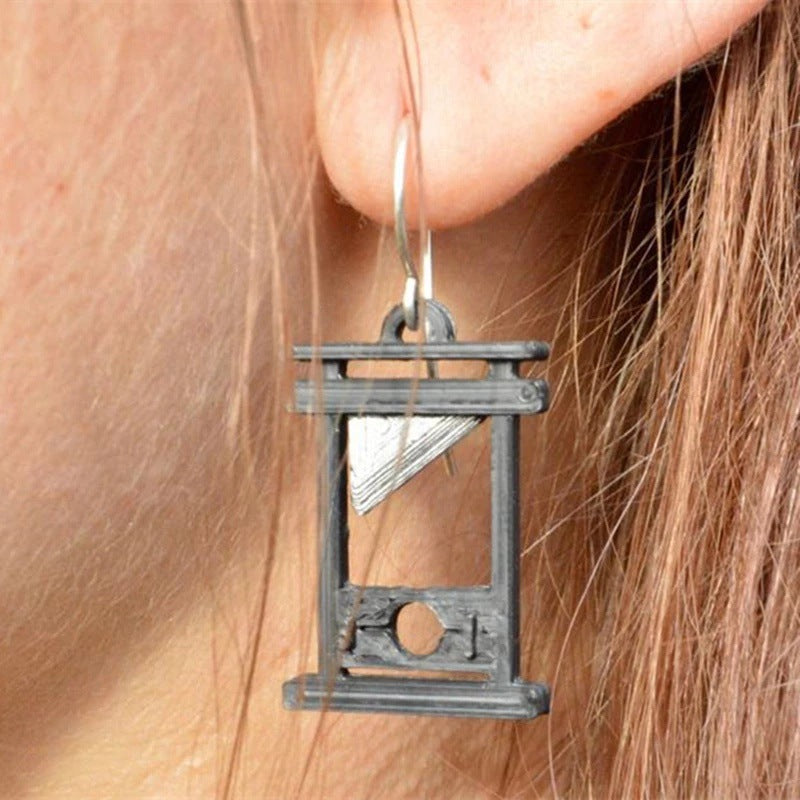 Metal Earrings Gothic Style Accessories European And American Popular