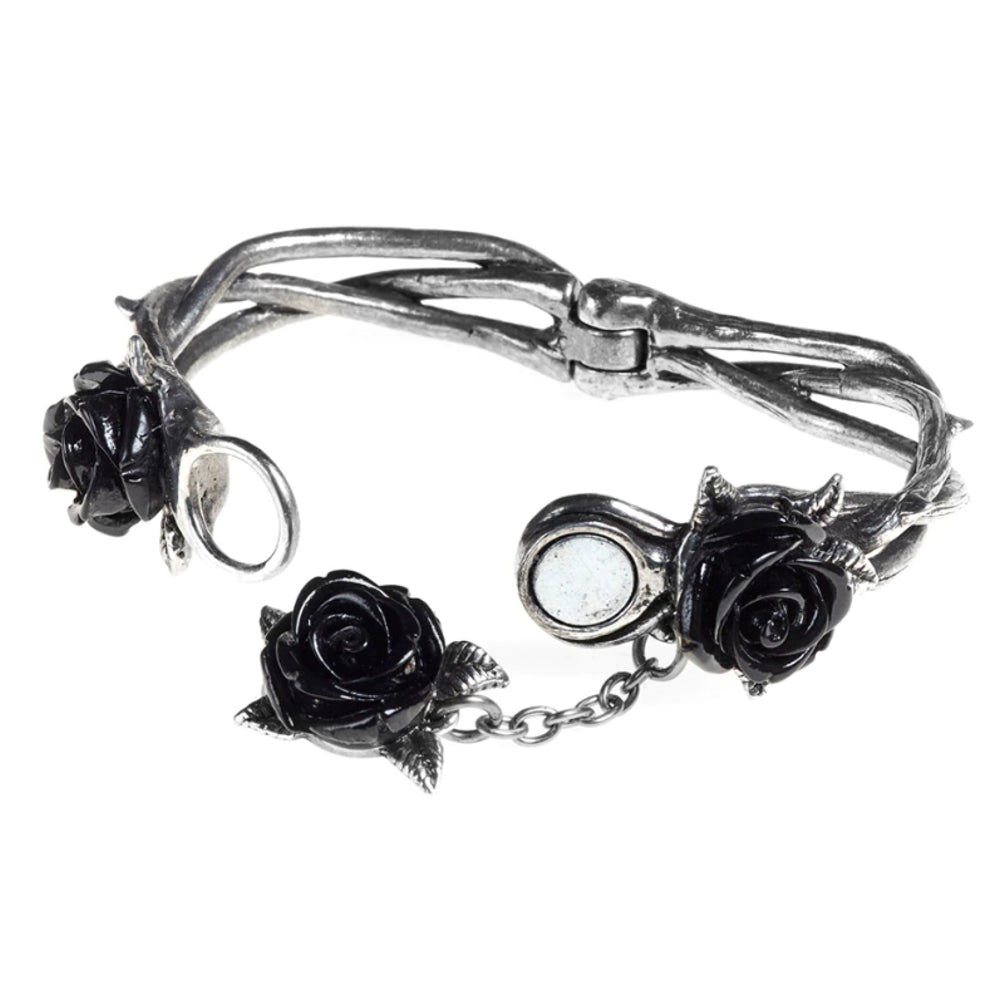 Wild Black Rose Bracelet by Alchemy Gothic