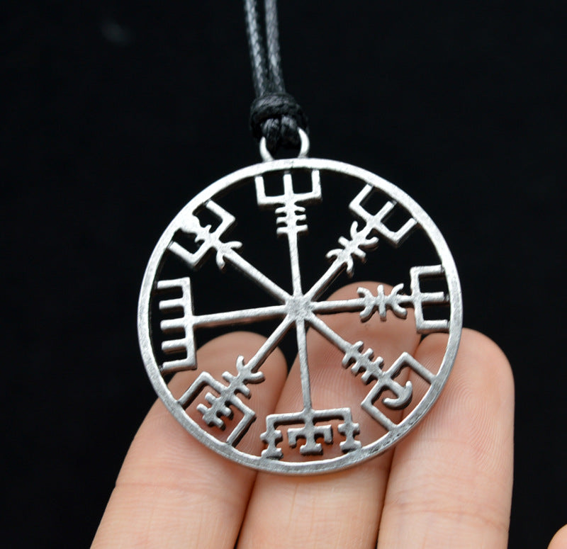 Viking Compass Men's Accessory Pendant Necklace