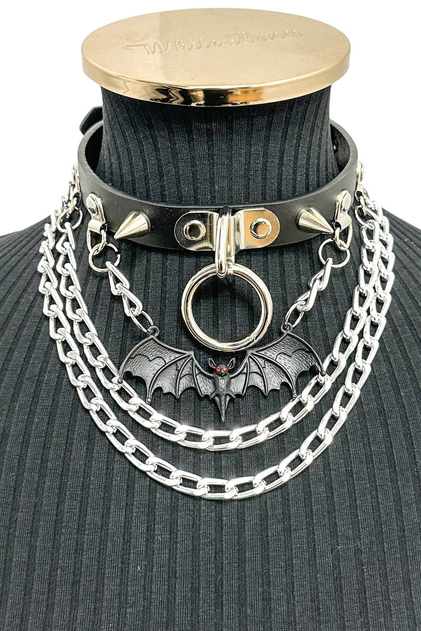 Bat Bites Stacked Choker