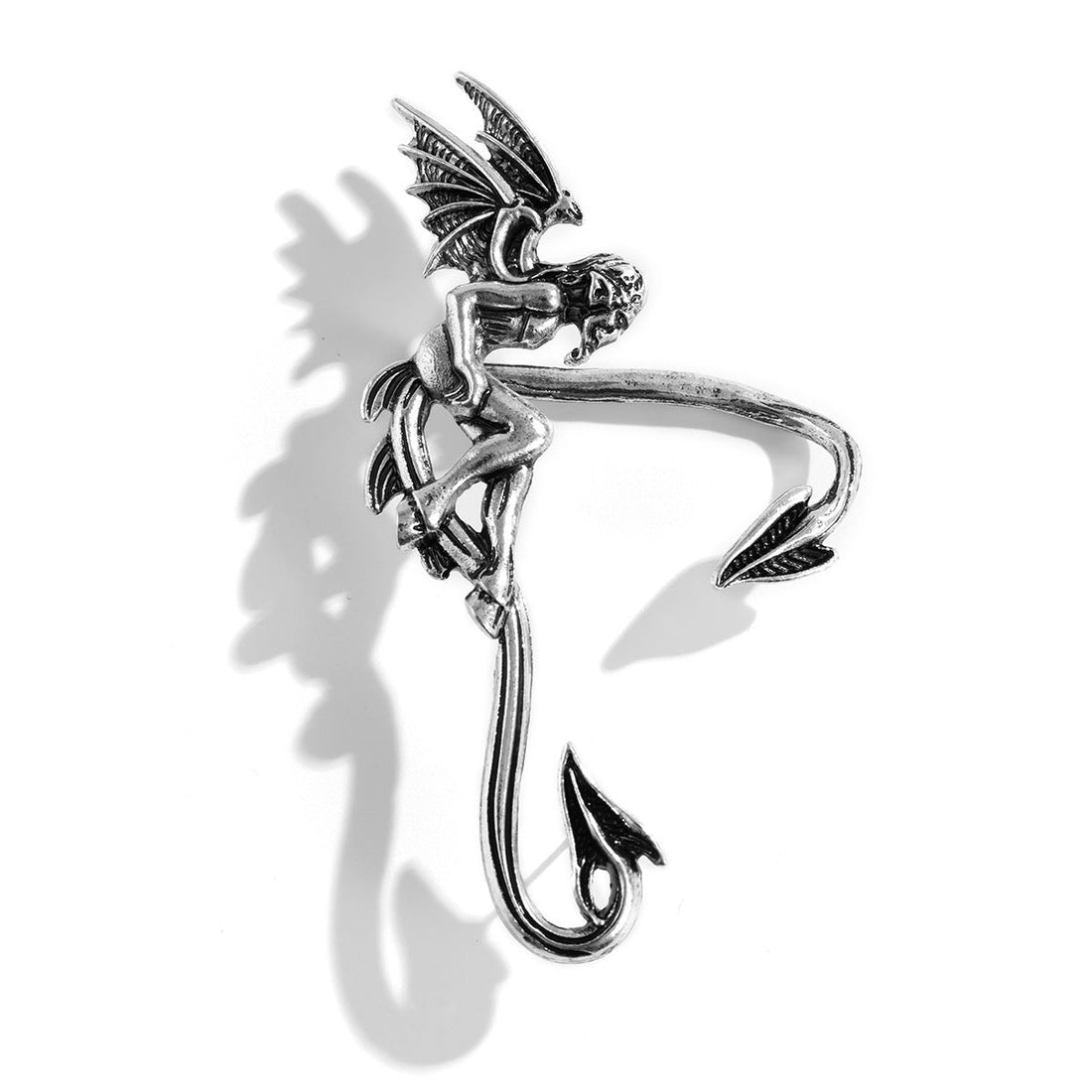 Retro Devil Angel Stereo Single Earring