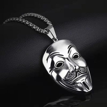 Personality Pendant Male And Female Student Pendant Necklace Mask