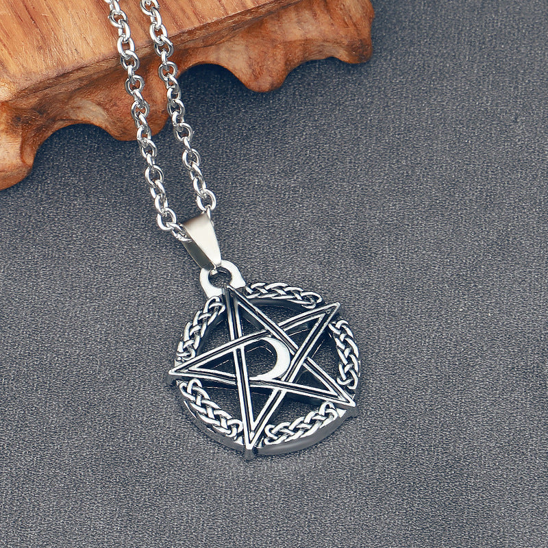 Fashionable Personality All-match Pentagram Pendant Necklace