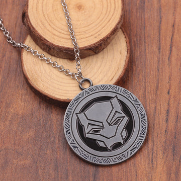 Black Panther Pendant Necklace Punk Jewelry Accessories