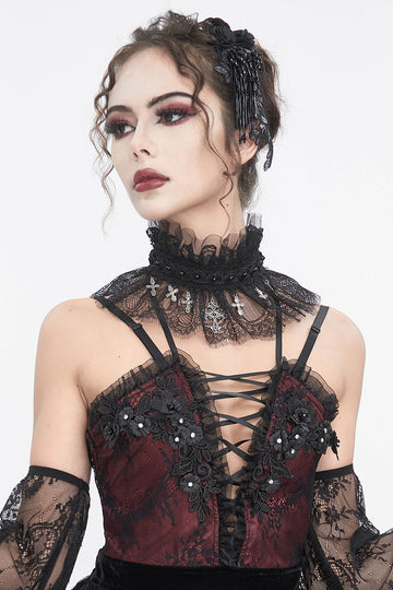 Ghost Medium Gothic Lace Collar