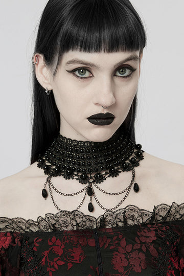 Victorian Vampress Goth Choker